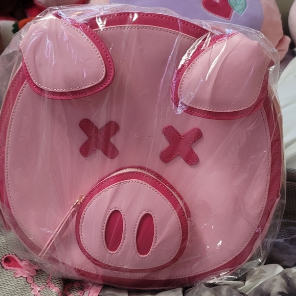 🎁SOLD🎁 SHANE DAWSON PIG Backpack (Pink) - Picture 3 of 4